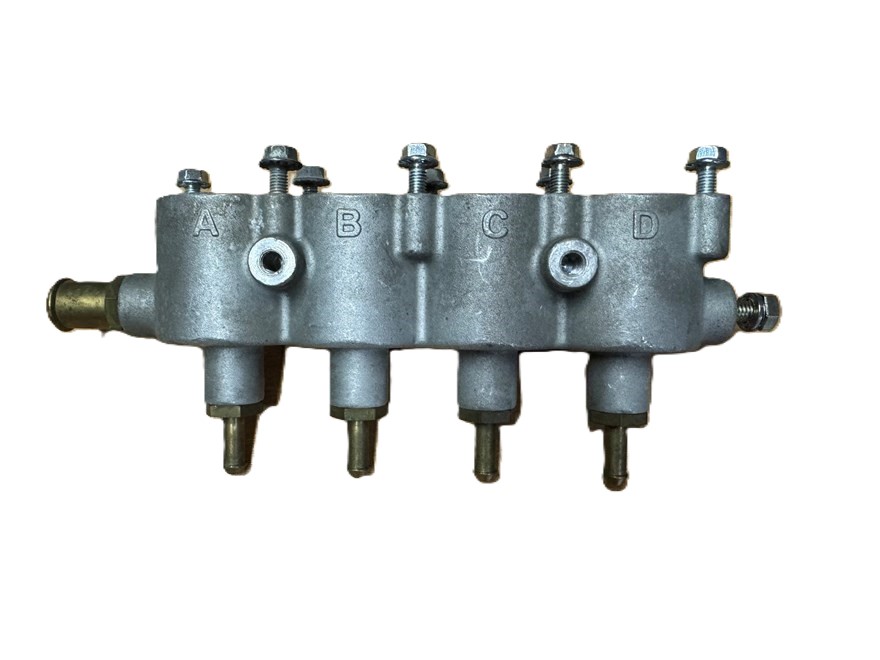 Landi Renzo Injektorleiste-Alu 4 Zylinder, gebraucht